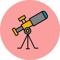 Telescope Vecto Icon vector