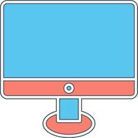 Moniter Screen Vecto Icon vector