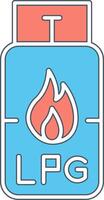 Gas Cylinder Vecto Icon vector