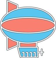 Blimp Vecto Icon vector