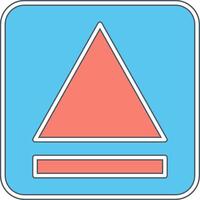 Eject Symbol Vecto Icon vector