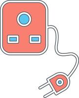 Plug And Socket Vecto Icon vector