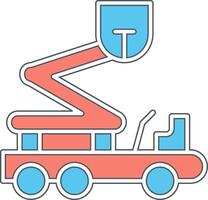 Boom Lift Vecto Icon vector