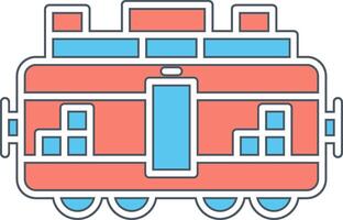 Train Cargo Vecto Icon vector