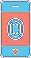 FingerPrint Verification Vecto Icon vector