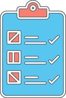 Checklist Vecto Icon vector