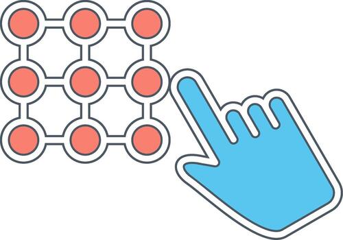 acceso código vecto icono vector