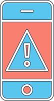 Mobile Alert Vecto Icon vector