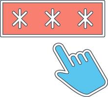 Password Vecto Icon vector