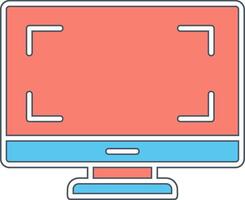 Monitor Vecto Icon vector
