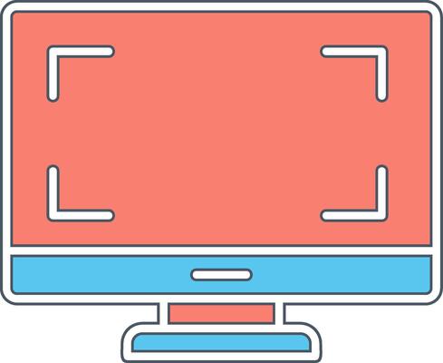 Monitor Vecto Icon