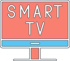 Smart Tv Vecto Icon vector