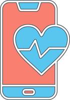 Heart Rate Vecto Icon vector