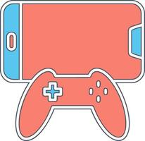 Joystick and Mobile Vecto Icon vector