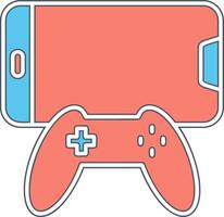 Joystick and Mobile Vecto Icon vector