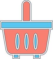 Shopping Basket Vecto Icon vector