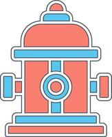 Fire Hydrant Vecto Icon vector