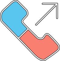 Outgoing Call Vecto Icon vector