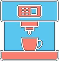 café máquina vecto icono vector