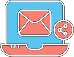 Email Share Vecto Icon vector