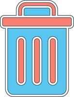 Trash Bin Vecto Icon vector