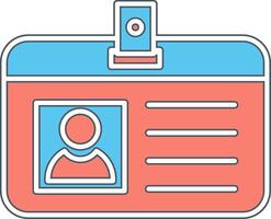 Identification Card Vecto Icon vector