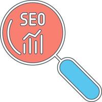 Seo Search Vecto Icon vector