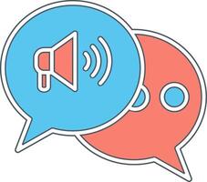 Marketing Conversation Vecto Icon vector