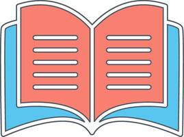 Open Book Vecto Icon vector