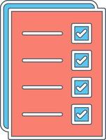 Check list Vecto Icon vector