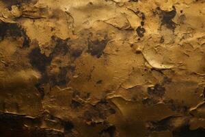 AI generated Metal gold texture background. Generate ai photo