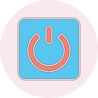 Power Button Vecto Icon vector