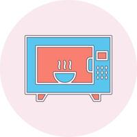 Microwave Oven Vecto Icon vector