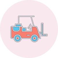 Forklift Vecto Icon vector