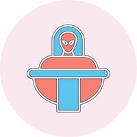 Spaceship Vecto Icon vector