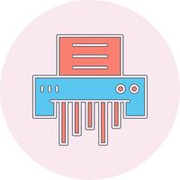 Paper Shredder Vecto Icon vector