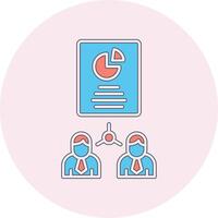 Work Distribution Vecto Icon vector