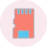 Sd Card Vecto Icon vector