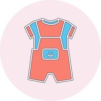 Dungarees Vecto Icon vector