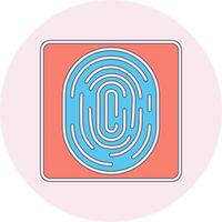 Fingerprint Vecto Icon vector