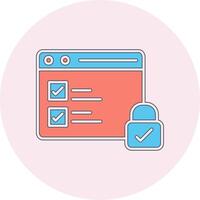 Secure Data Vecto Icon vector