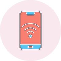 Smartphone Wifi Vecto Icon vector