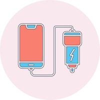 Car phone charging Vecto Icon vector