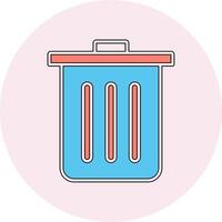 Dustbin Vecto Icon vector