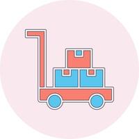 Trolley Vecto Icon vector