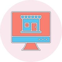 Online Shop Vecto Icon vector