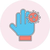 Dirty Hands Vecto Icon vector