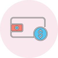 Wallet Vecto Icon vector