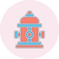 Fire Hydrant Vecto Icon vector