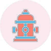 Fire Hydrant Vecto Icon vector